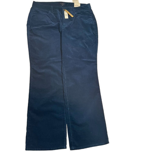Talbots Curvy Fit Blue Bootcut Corduroy Pants Plus Size 16W